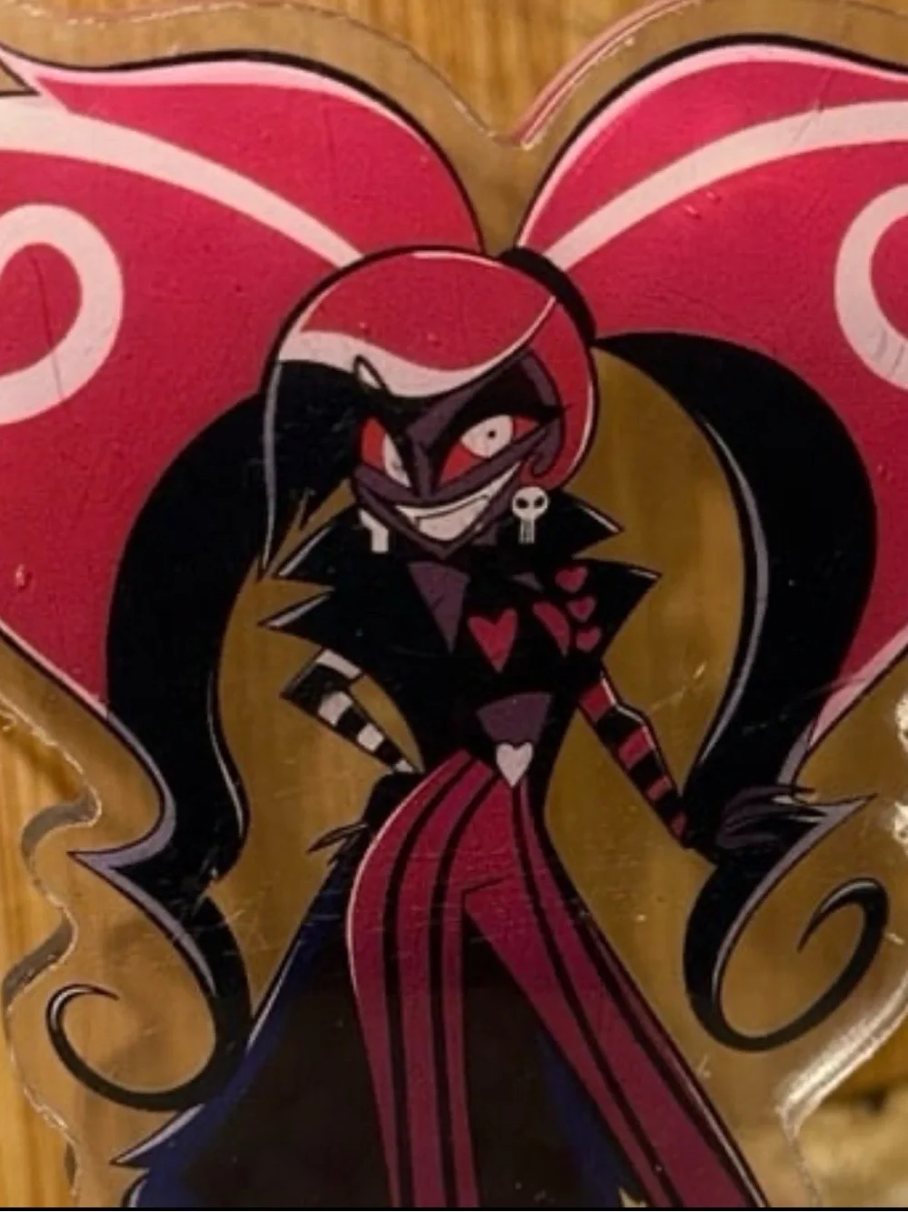 Hazbin Hotel Helluva Boss Velvette anime acrylic figure standee